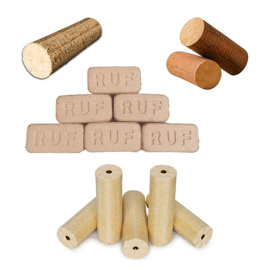 Holzbriketts Premium – Einzelpakete je 10 kg (verschiedene Sorten)