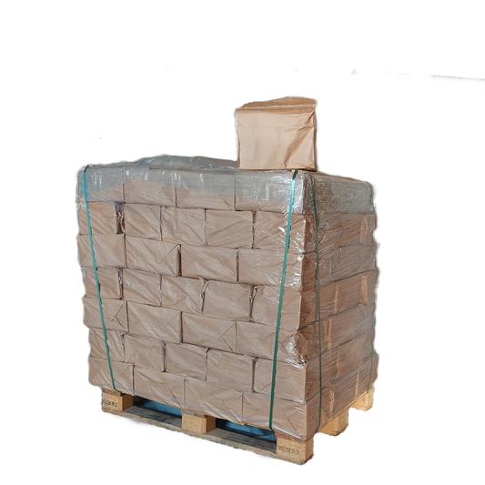 heimische RUF-Buchenbriketts (je 960kg Palette) in Papiertüten