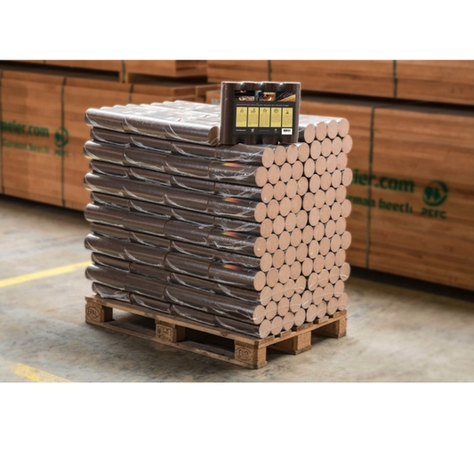 Pollmeier Premium plus Buchenbriketts (je 960 kg Palette)